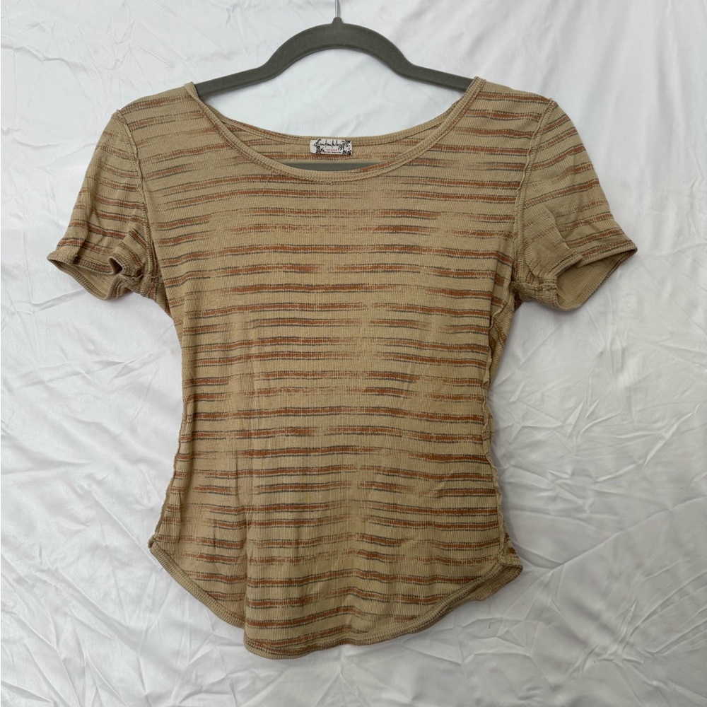 Free people striped tee